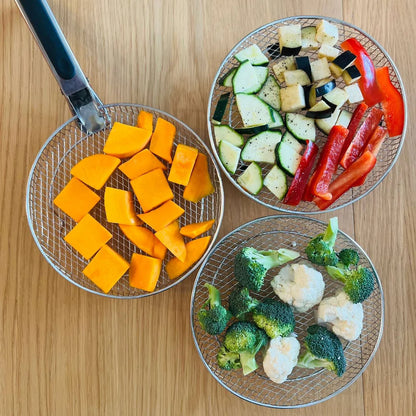 Grilles pour friteuse à air (3 pièces) + 2 pinces